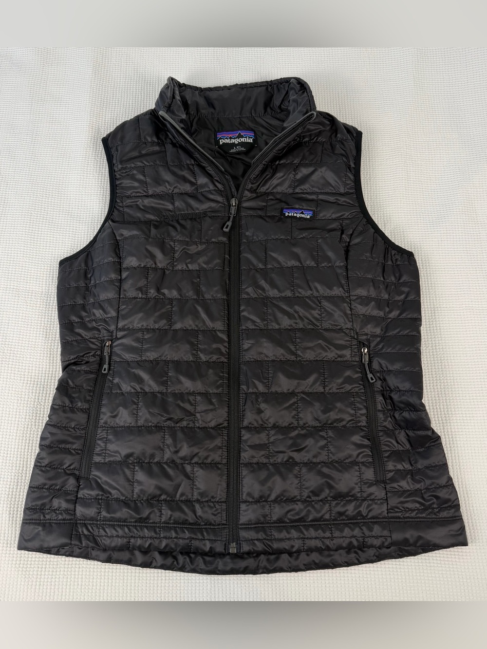 Patagonia Nano Puff Black Quilted Packable Women's insulated Vest